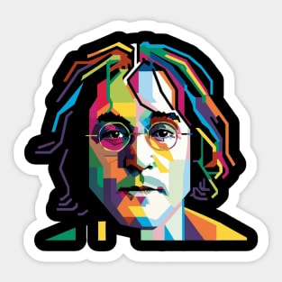 John Lennon WPAP Sticker